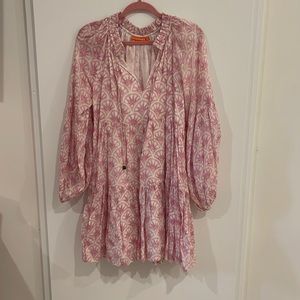 Oliphant Pink Balloon Sleeve Dress